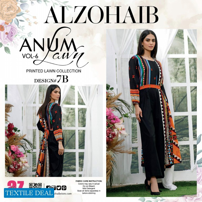 ALzohaib Anum Vol-6 Premium Lawn Collection