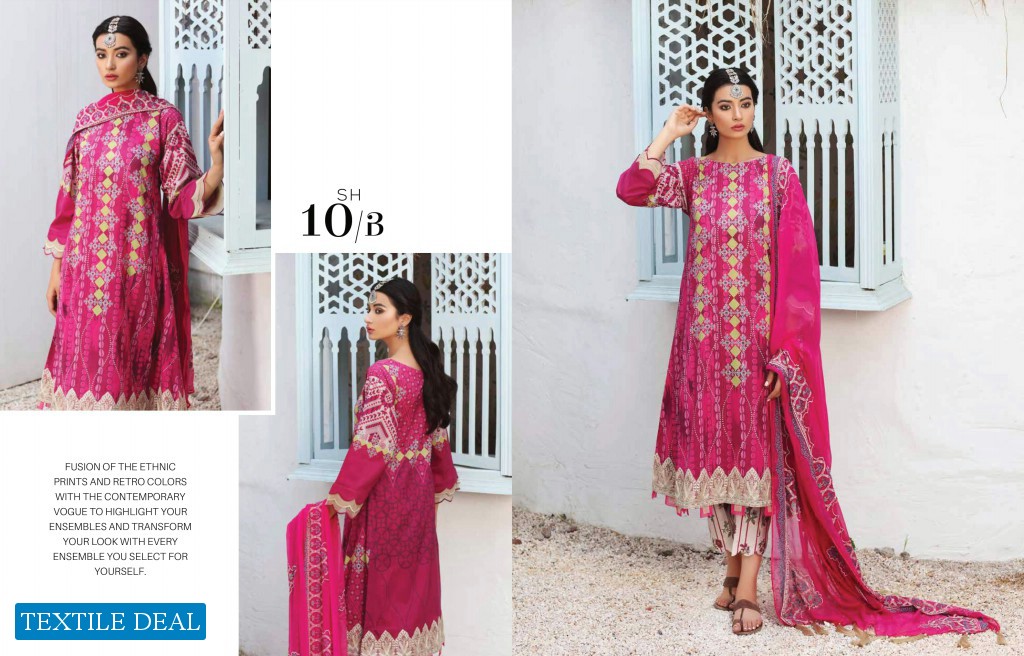 Charizma Sheen Vol-2 Embroidered Lawn Printed Collection Wholesaler In India