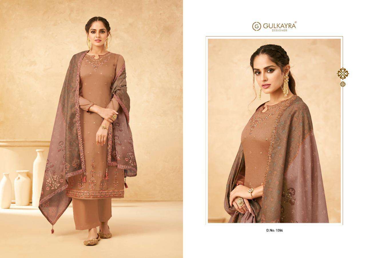 MUSKAN BY GULKAYRA JAM SILK EMBROIDERY DESIGNER SUITS