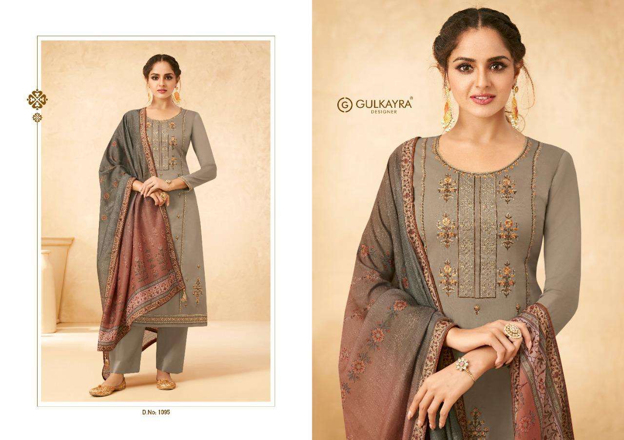MUSKAN BY GULKAYRA JAM SILK EMBROIDERY DESIGNER SUITS