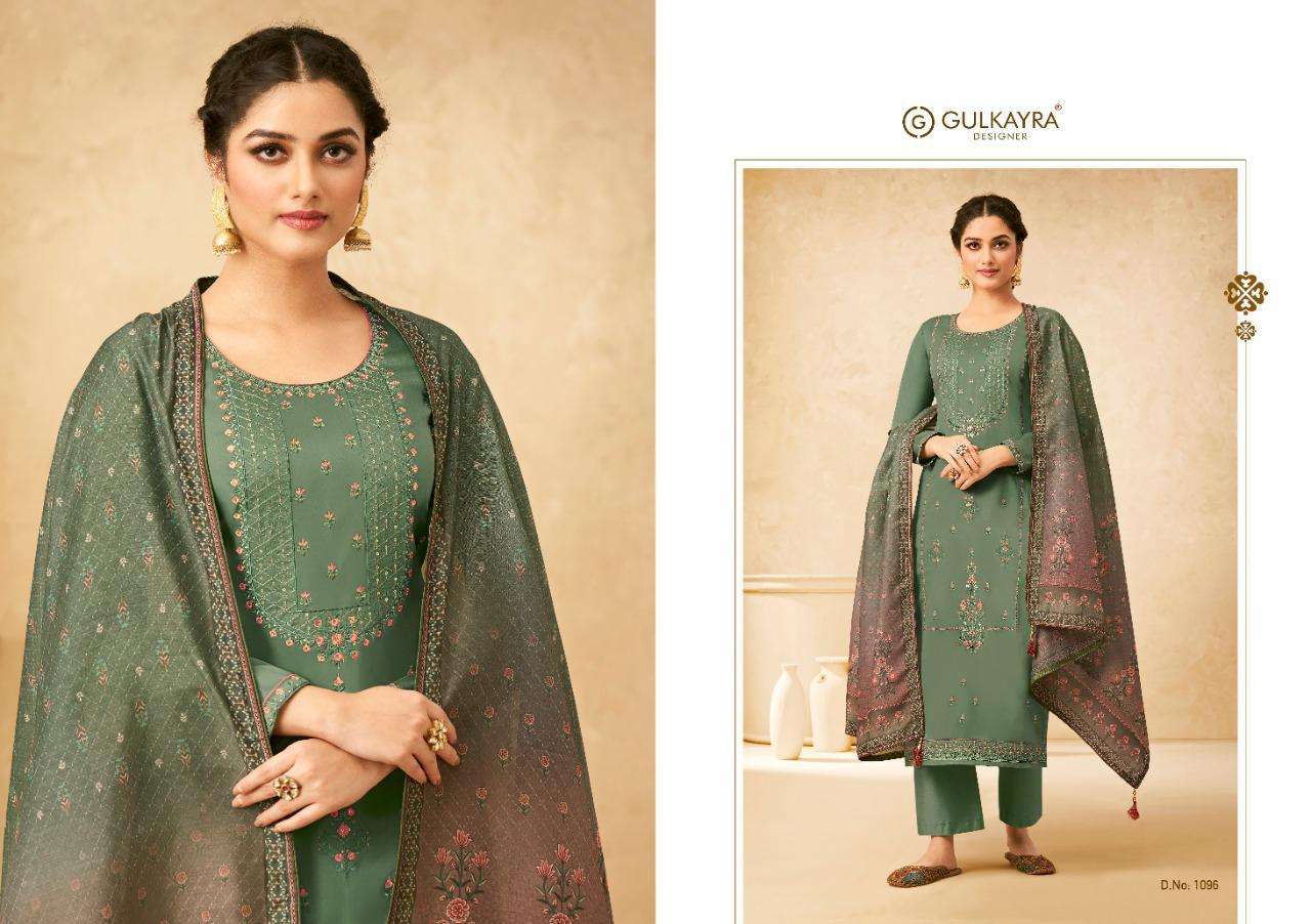 MUSKAN BY GULKAYRA JAM SILK EMBROIDERY DESIGNER SUITS