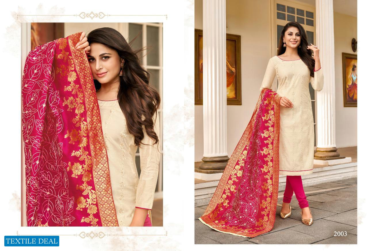 Shagun Dulhan Vol-2 Wholesale Shopping Banarasi Jacquard Dress Material