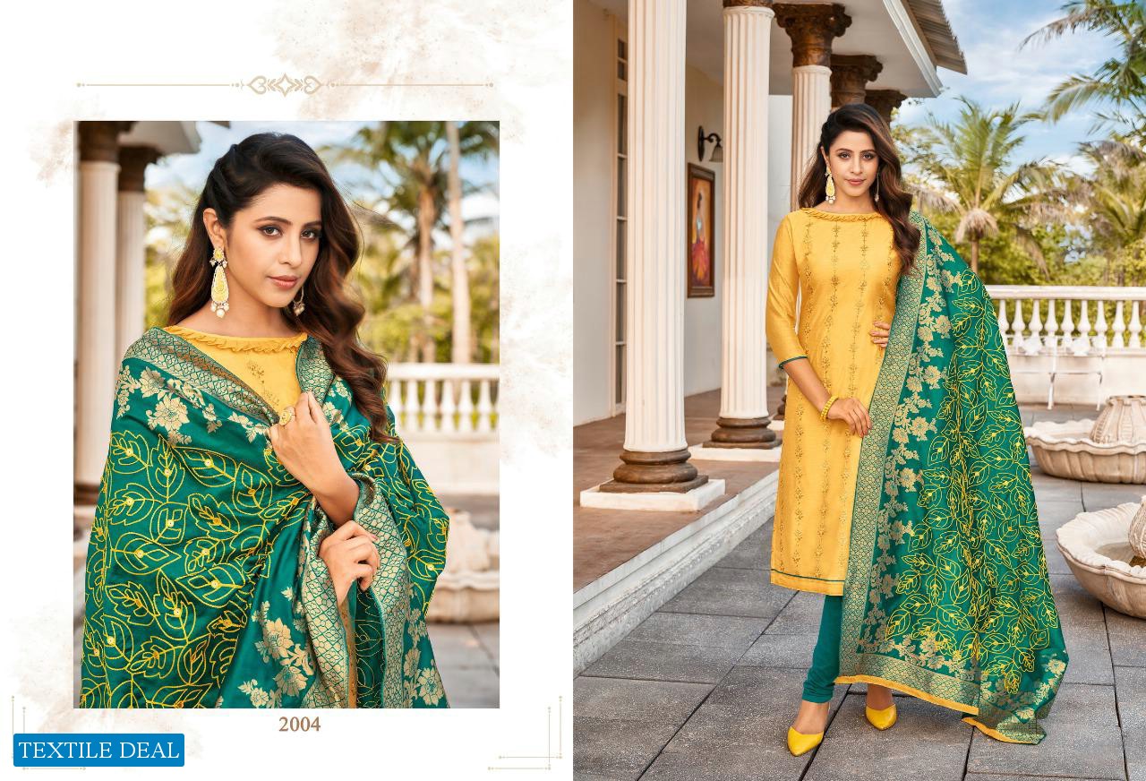 Shagun Dulhan Vol-2 Wholesale Shopping Banarasi Jacquard Dress Material