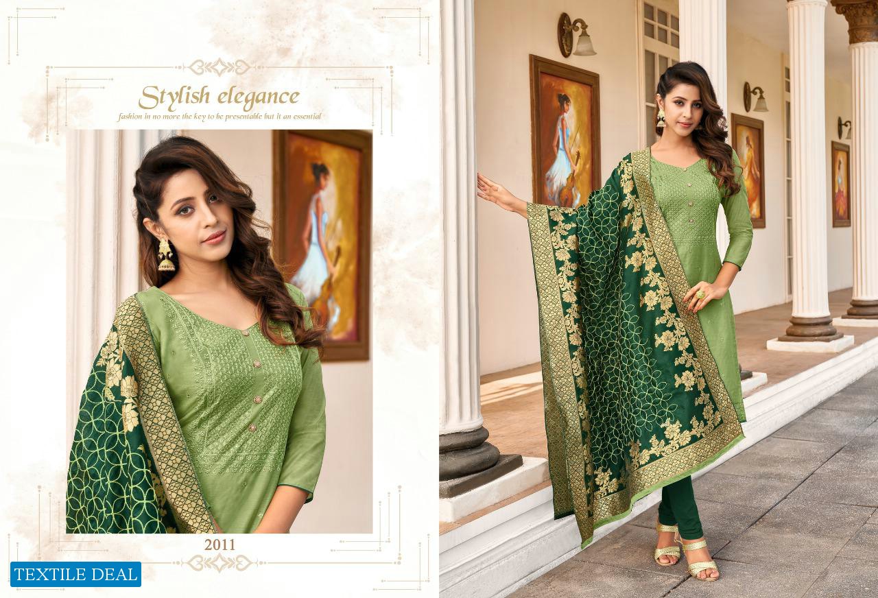 Shagun Dulhan Vol-2 Wholesale Shopping Banarasi Jacquard Dress Material