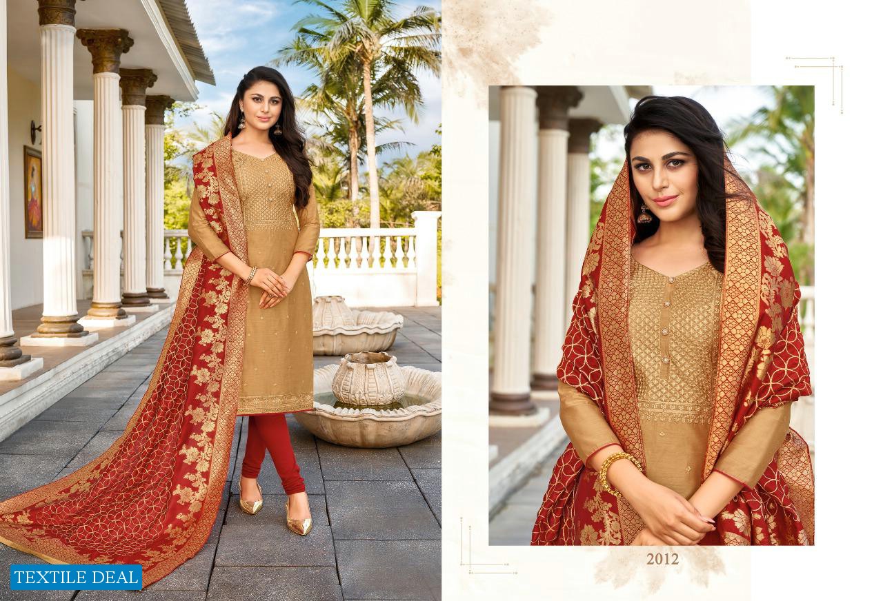 Shagun Dulhan Vol-2 Wholesale Shopping Banarasi Jacquard Dress Material