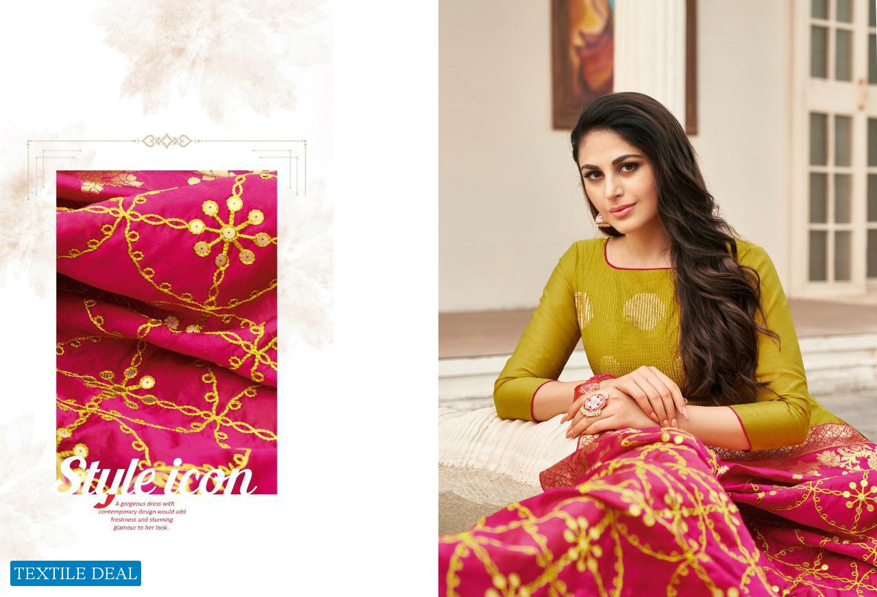 Shagun Dulhan Vol-2 Wholesale Shopping Banarasi Jacquard Dress Material
