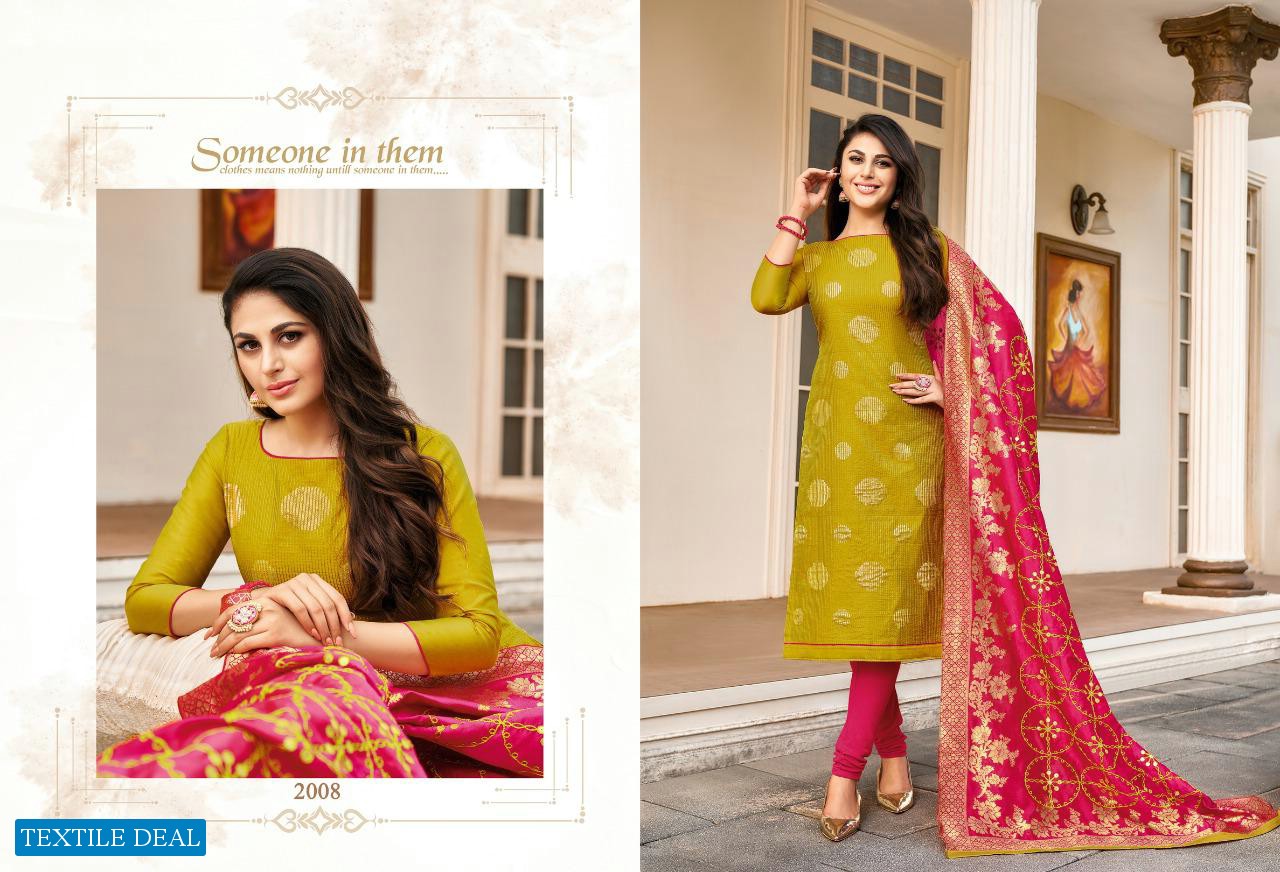 Shagun Dulhan Vol-2 Wholesale Shopping Banarasi Jacquard Dress Material