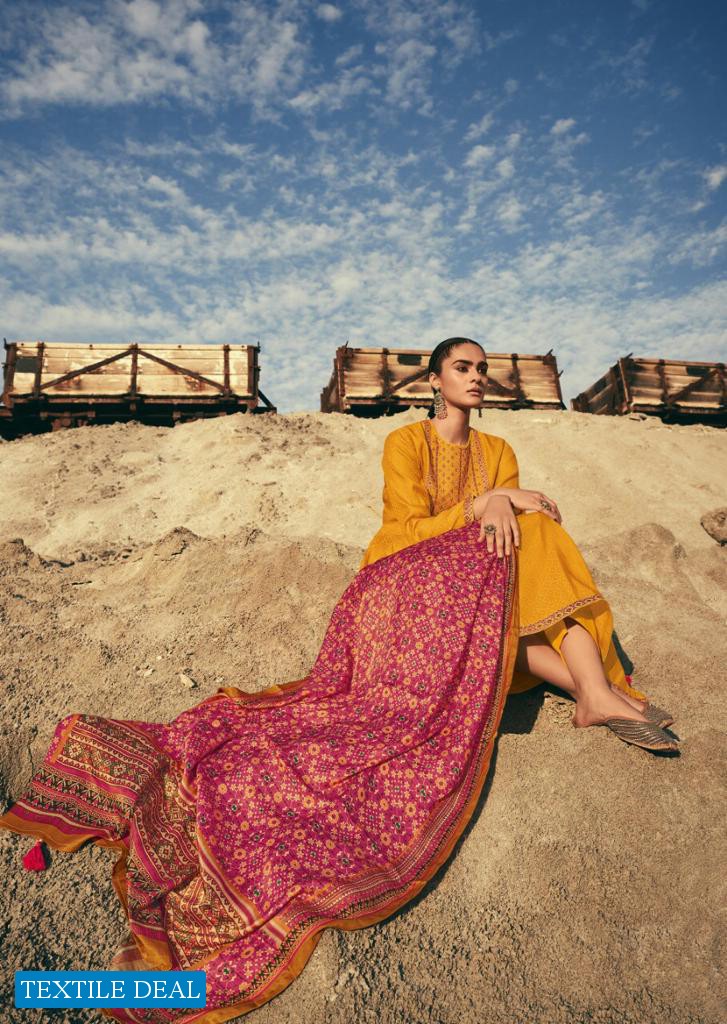 Varsha Ikat Wholesale Shopping Tussar Self Woven With Embroidery Salwar Kameez