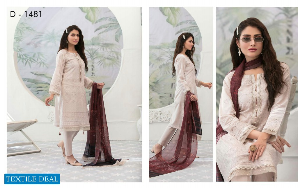 Tawakkal In Vouge Luxury Embroidery Lawn Semi Stitch Collection