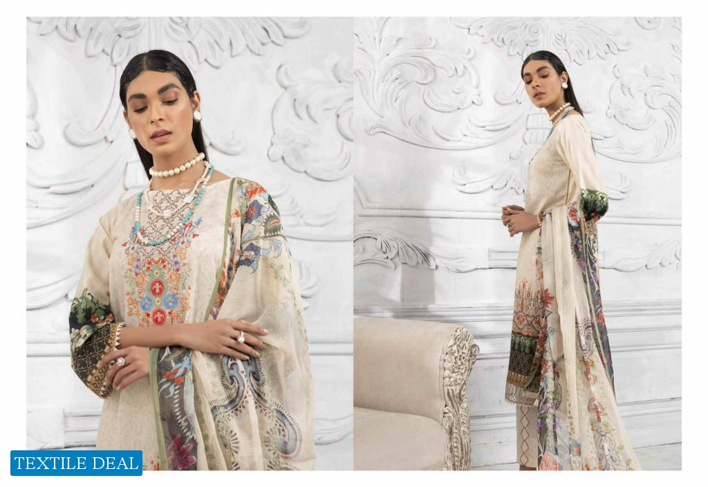 Rang Pasand Vol-2 Wholesale Luxury Digital Printed Embroidered Neck And Bamber Chiffon Dress