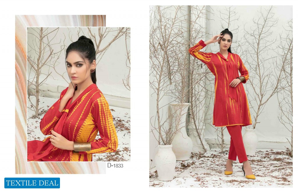 Tawakkal Malhun Tie & Dye 2 Piece Branded Pakistani Salwar Kameez