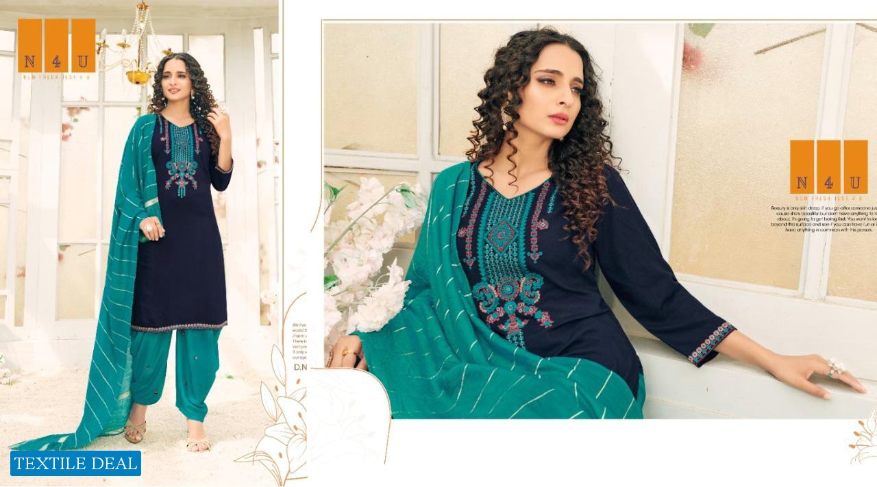Tunic House N4U Patiyala Wholesale Readymade Patiyala Dress
