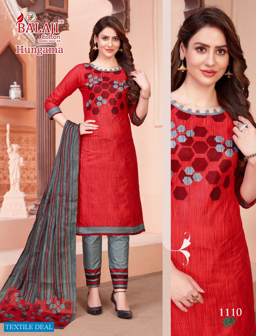 Balaji Hungama Vol-11 Wholesale Cotton Printed Dress Material