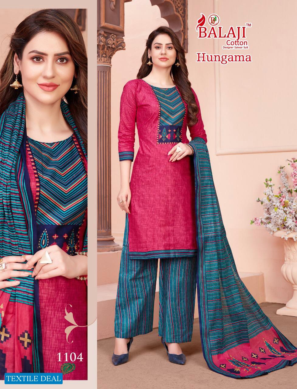 Balaji Hungama Vol-11 Wholesale Cotton Printed Dress Material