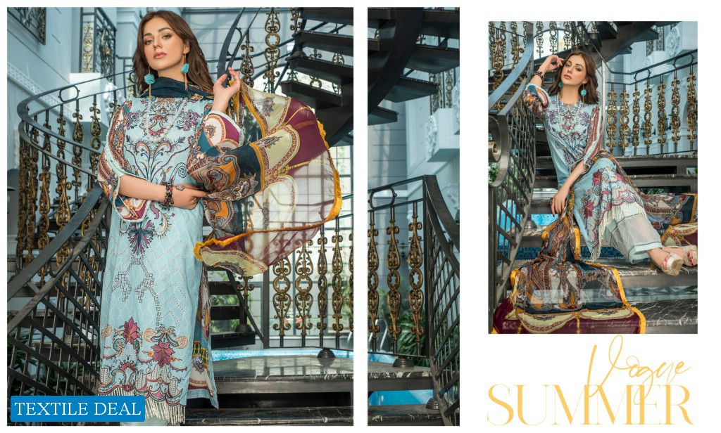 Maryam's Vol-1 Festive Lawn 2021 Wholesale Embroidered Pakistani Dress