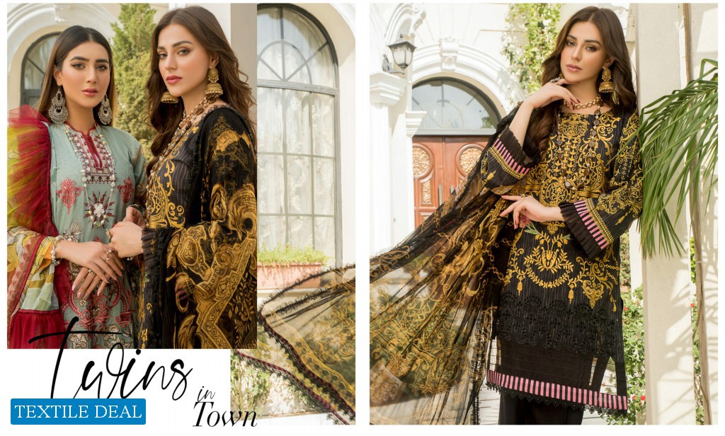 Maryam's Vol-1 Festive Lawn 2021 Wholesale Embroidered Pakistani Dress