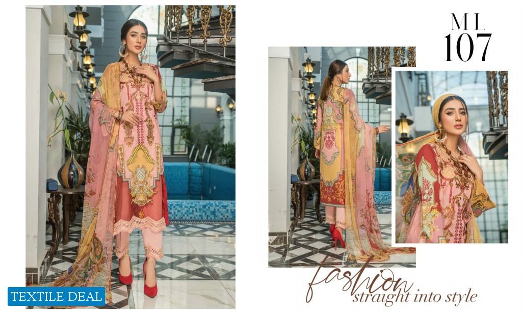 Maryam's Vol-1 Festive Lawn 2021 Wholesale Embroidered Pakistani Dress