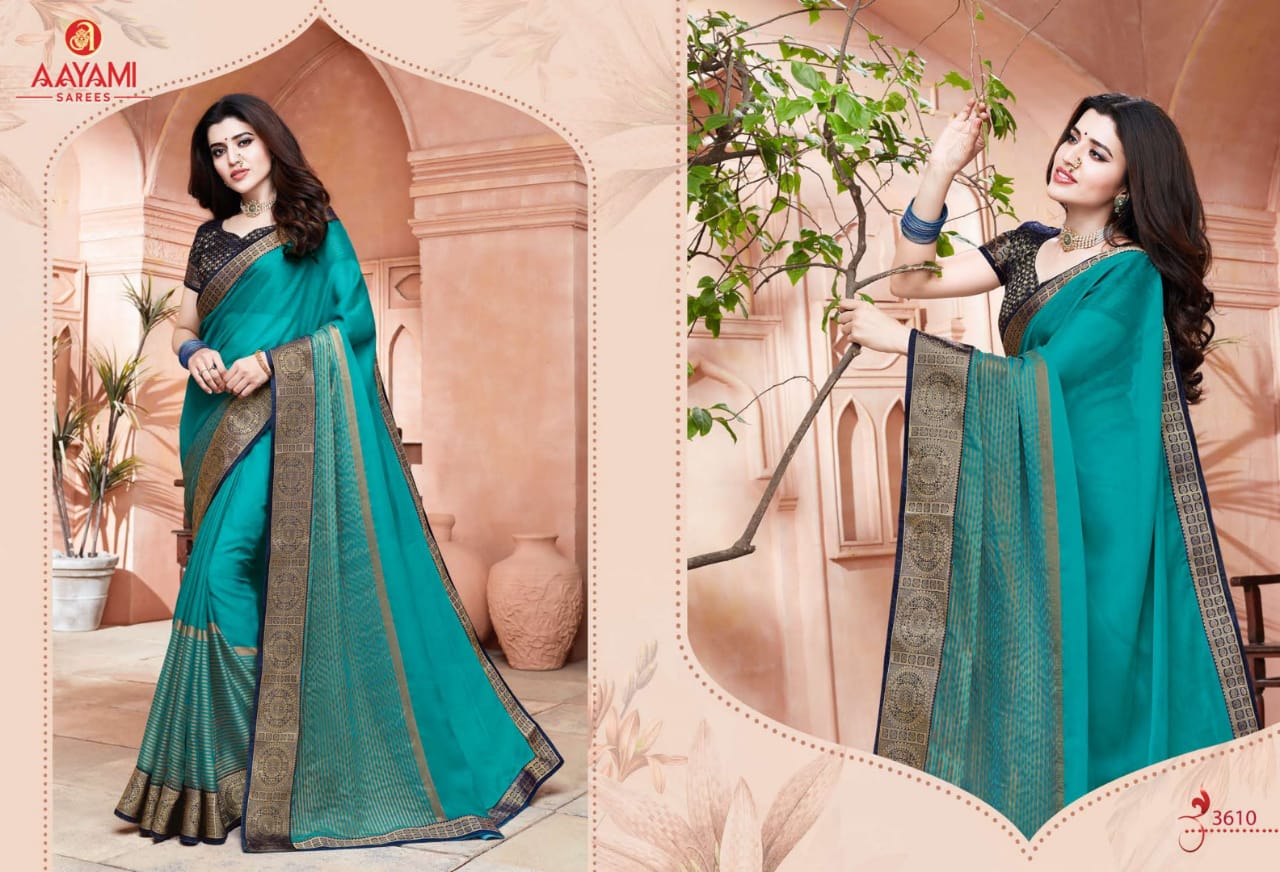 AAYAMI SHRINGAR GEORGETTE DESIGNER INDIAN WOMENS SAREES