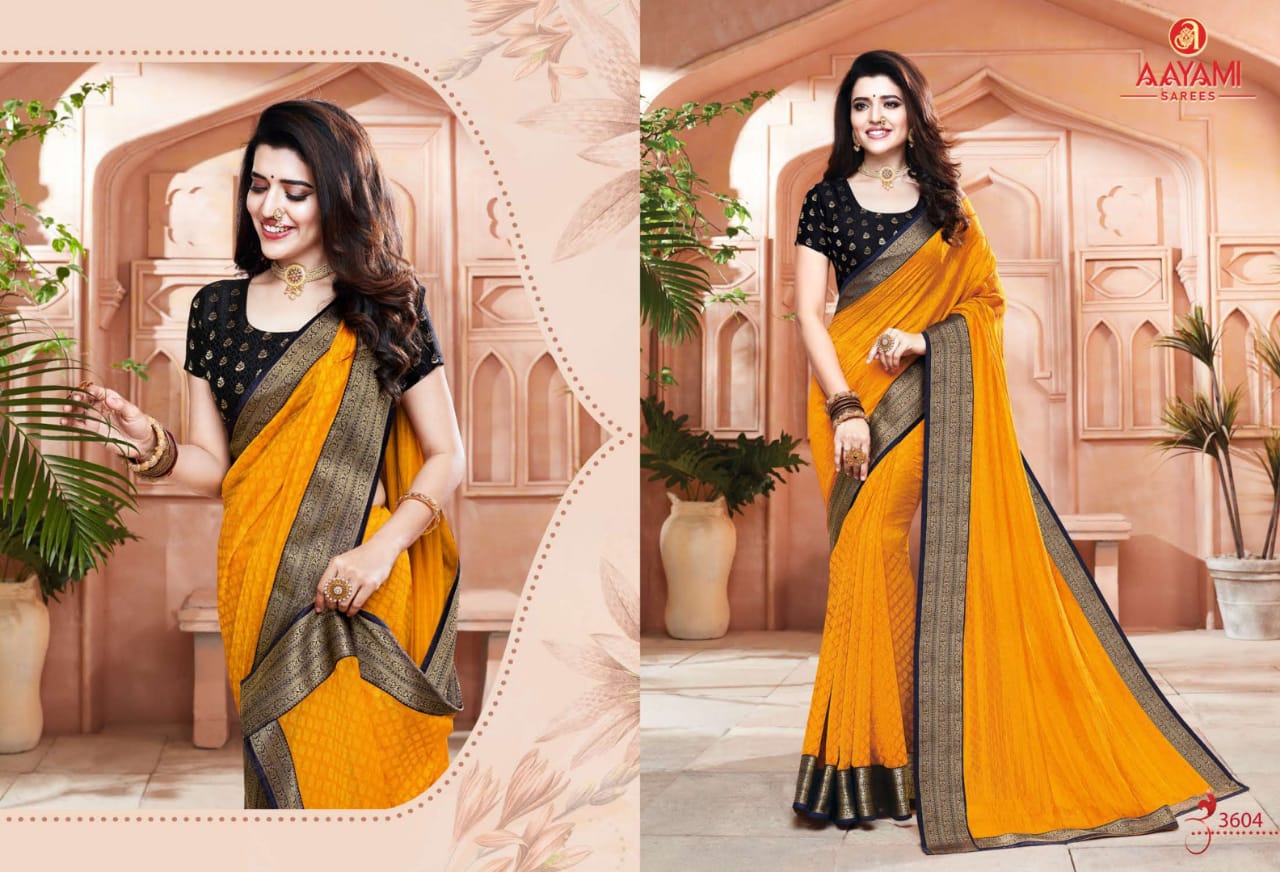 AAYAMI SHRINGAR GEORGETTE DESIGNER INDIAN WOMENS SAREES