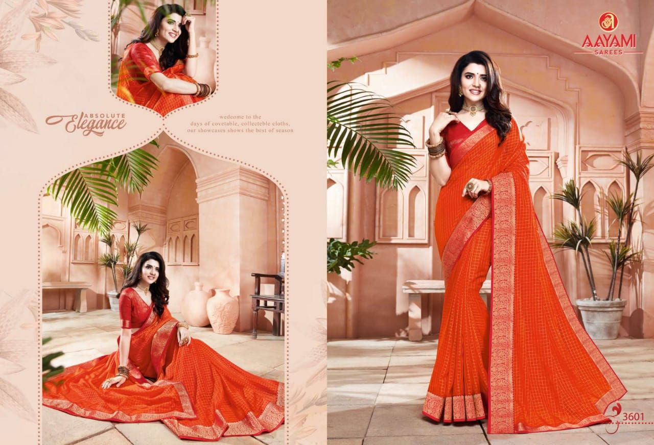 AAYAMI SHRINGAR GEORGETTE DESIGNER INDIAN WOMENS SAREES