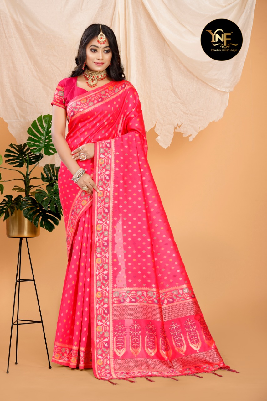 YNF PRESENTS PRAMAN SILK BANARASHI DESIGNER  INDIAN SAREE COLLECTION