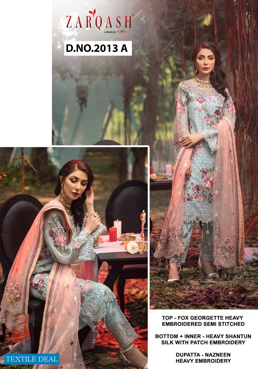 Zarqash Adans Hits Wholesale Pakistani Concept Dress