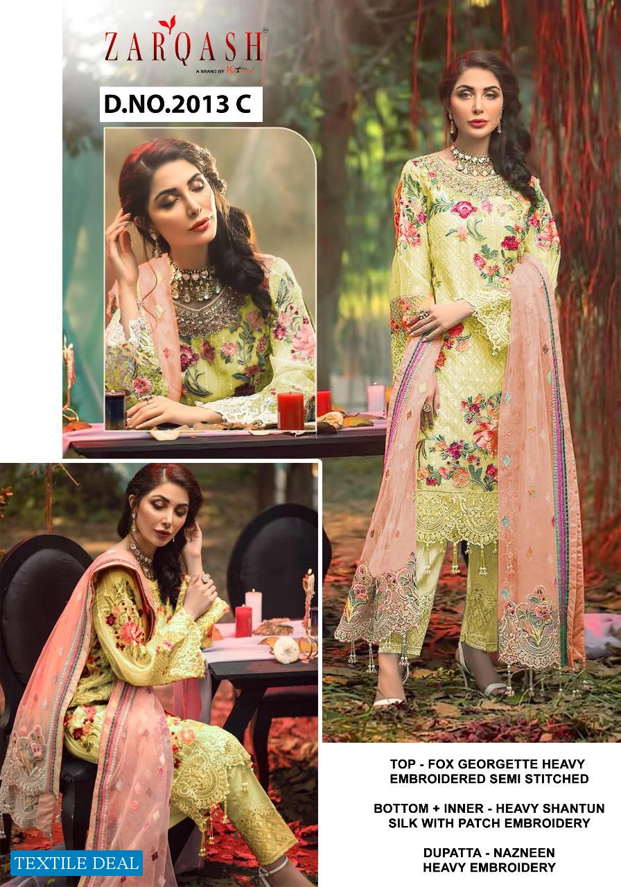 Zarqash Adans Hits Wholesale Pakistani Concept Dress