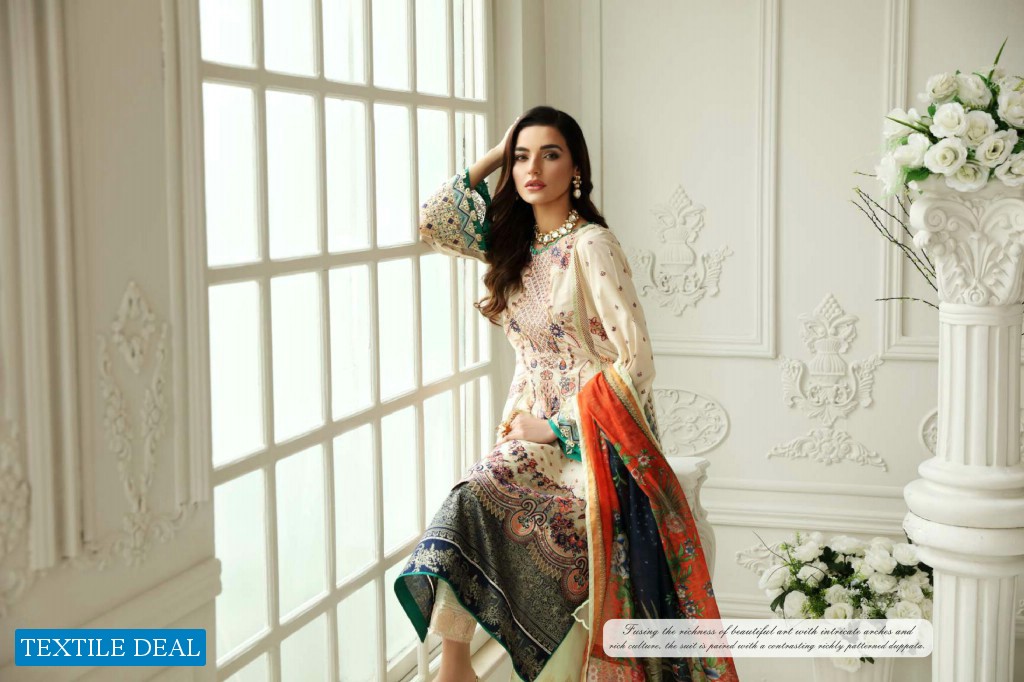 SABLE VOL 2 PREMUIM EMBROIDERED LAWN BY ITTEHAD