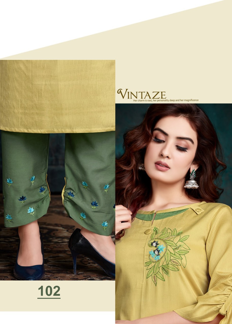 SHERON VISCOSE MUSLIN DESIGNER SYLISH KURTI WITH PANTS  COLLECTION
