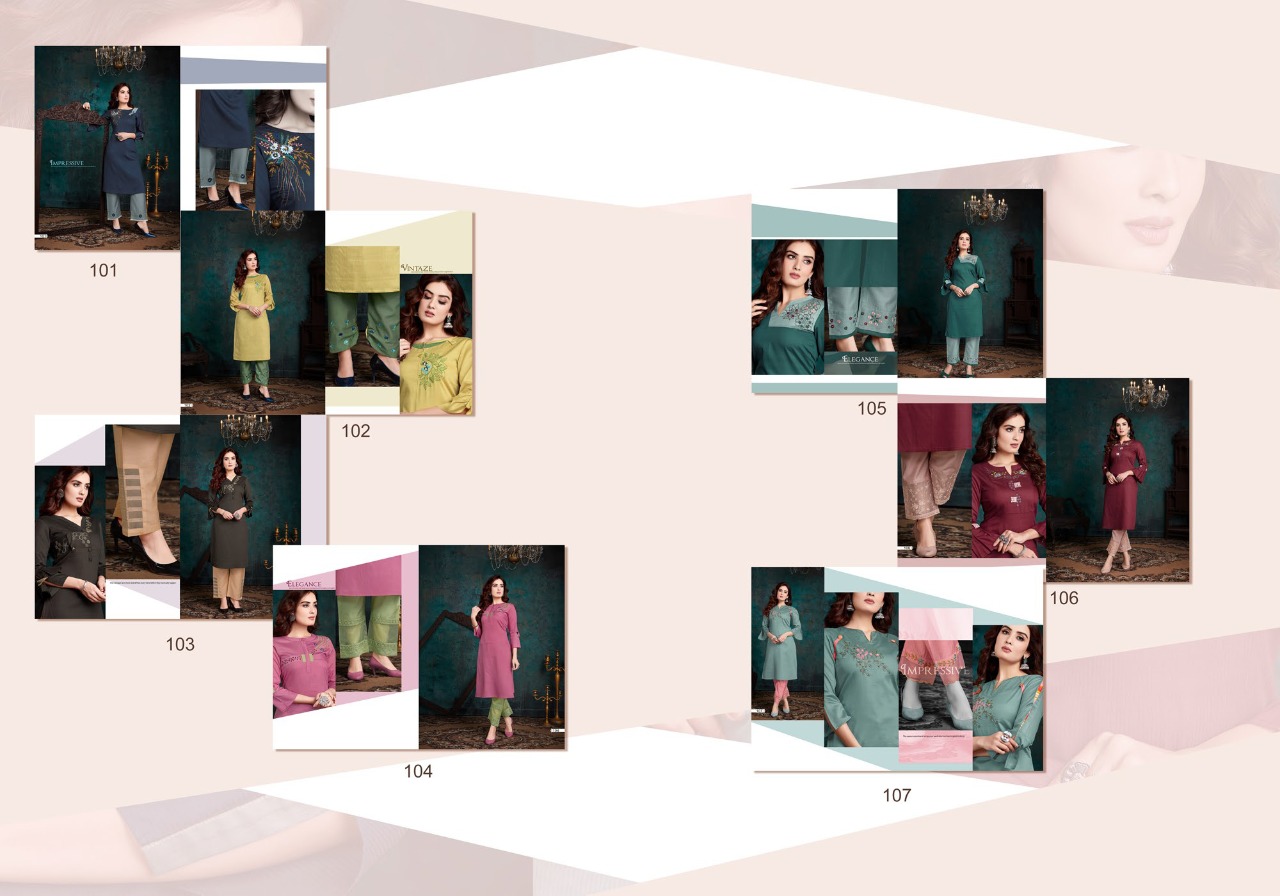 SHERON VISCOSE MUSLIN DESIGNER SYLISH KURTI WITH PANTS  COLLECTION