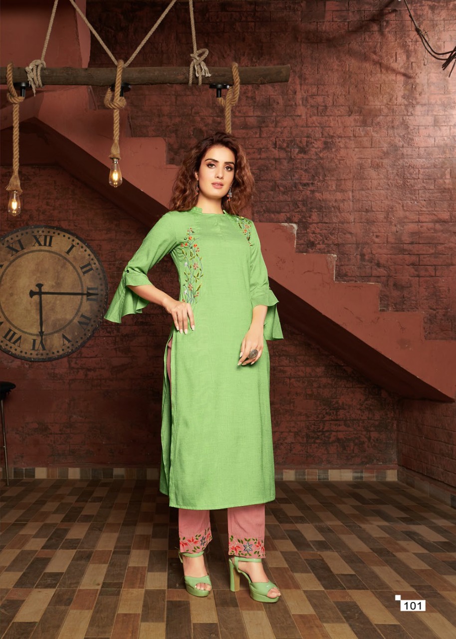 COLOURS PURE MILAGE COTTON DESIGNER STYLISH KURTIS COLLECTION