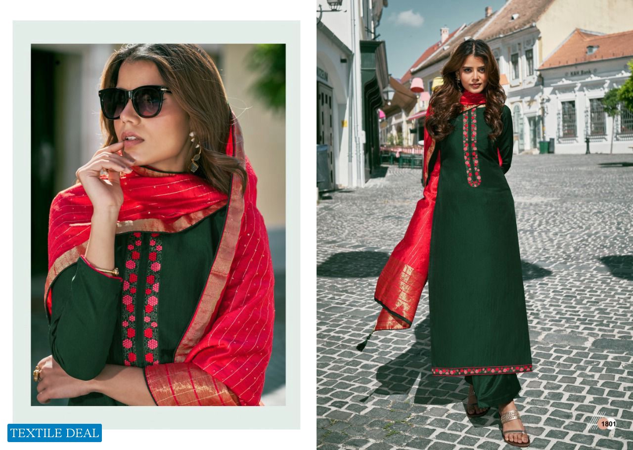 NAARI PRESENT VEDA CHINON SILK WORK DRESSES SUPPLIER