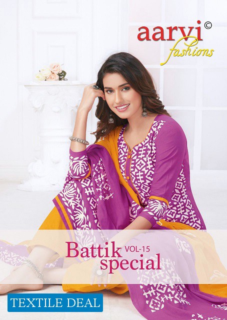 Aarvi Batik Special Vol-15 Wholesale Readymade Dress