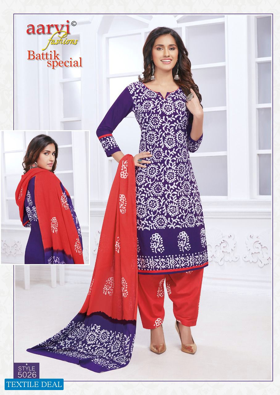 Aarvi Batik Special Vol-15 Wholesale Readymade Dress