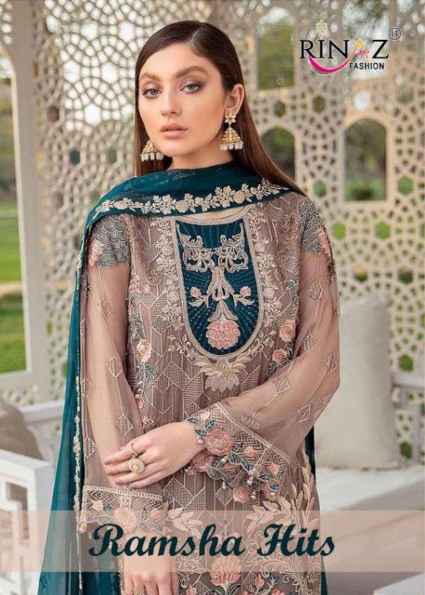 RINAZ RAMSHA HITS EMBROIDERY PAKISTANI WEDDING SUITS