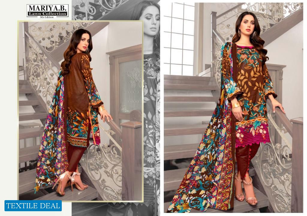 Mariya B Lawn Collection 5th Edition Vol-5 Wholesale Dress