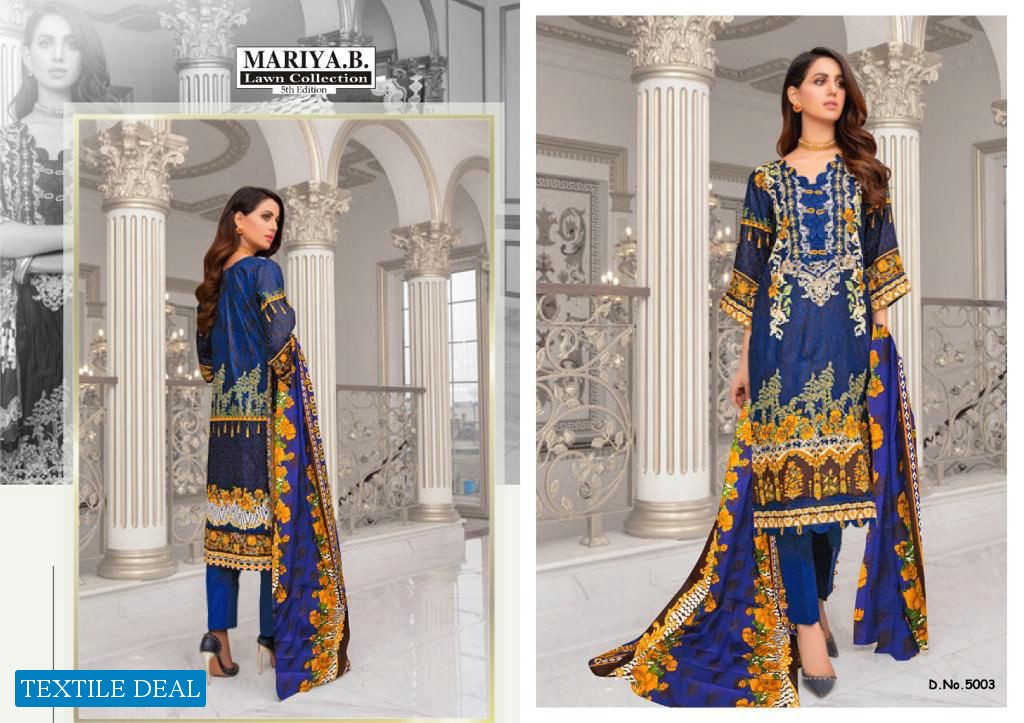 Mariya B Lawn Collection 5th Edition Vol-5 Wholesale Dress
