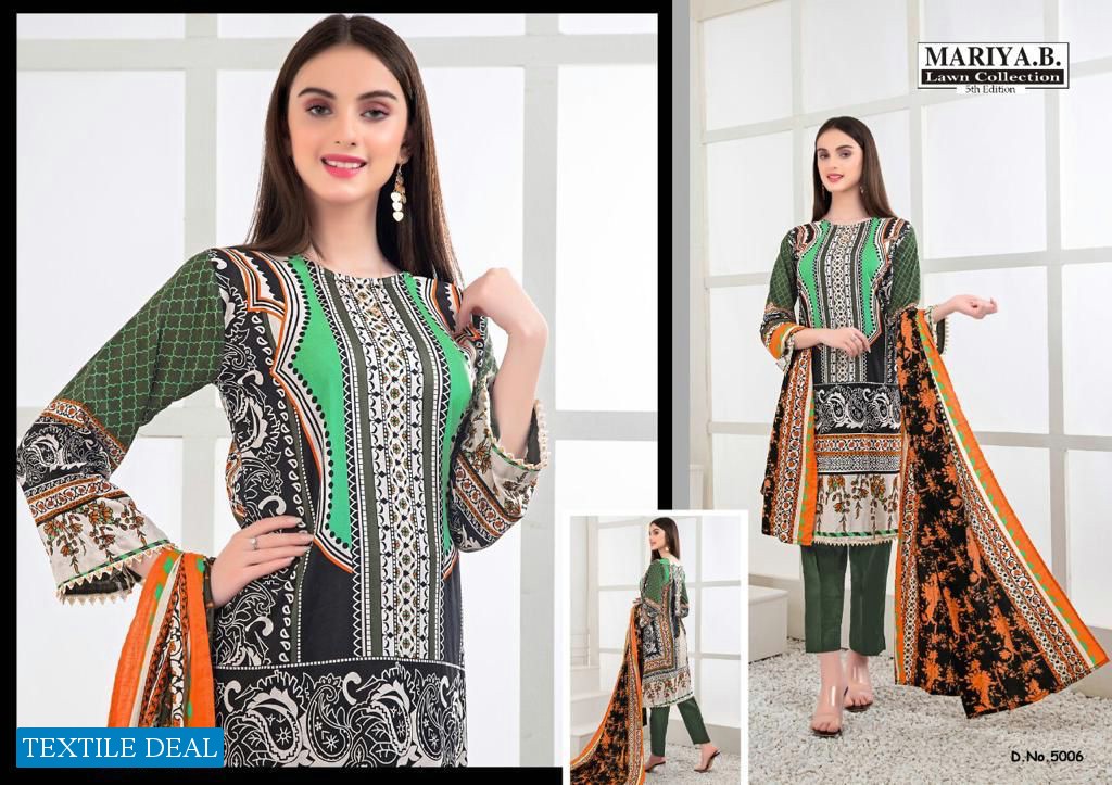 Mariya B Lawn Collection 5th Edition Vol-5 Wholesale Dress