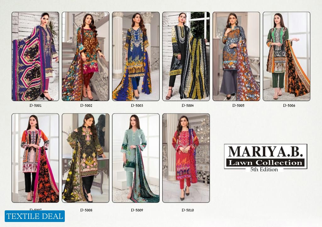 Mariya B Lawn Collection 5th Edition Vol-5 Wholesale Dress