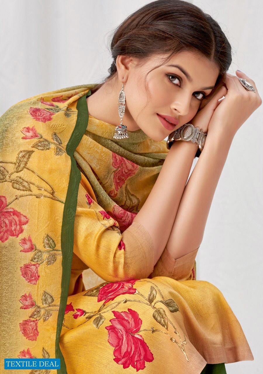 Suryajyoti Zaira Vol-10 Wholesale Cotton With Chiffon Dupatta Dress