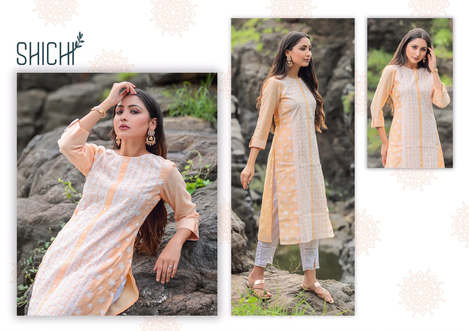 SHICHI QURBAT SILK INNOVATIVE STYLE KURTI WITH PANT CATALOG