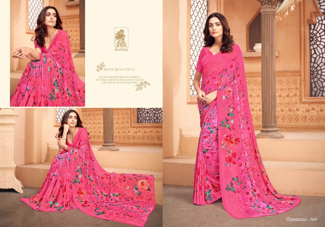 Sahiba Tamanna Vol-5 Wholesale Shopping Casual Indian Sarees