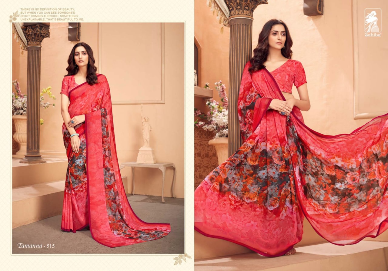 Sahiba Tamanna Vol-5 Wholesale Shopping Casual Indian Sarees