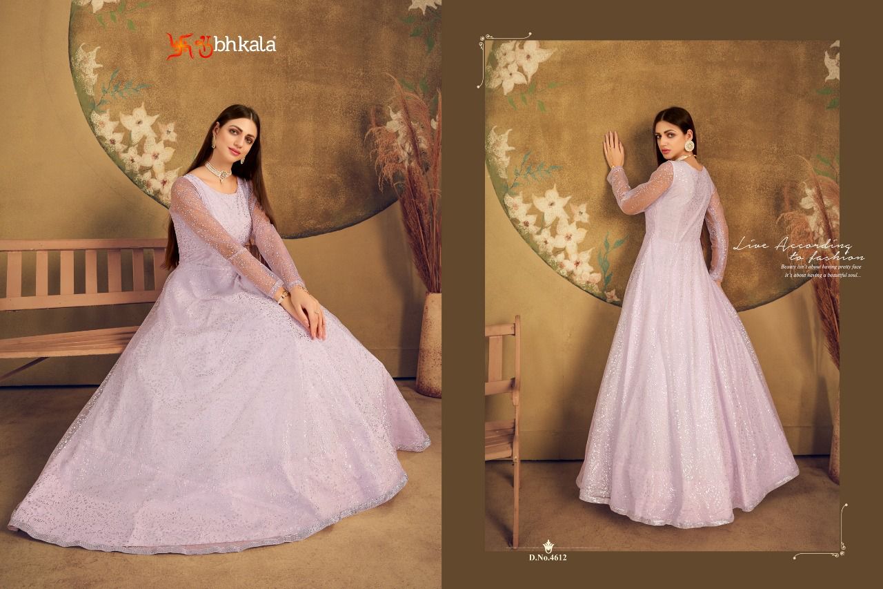 SHUBHKALA FLORAL VOL 16 DESIGNER FLORAL PRINTED GOWN