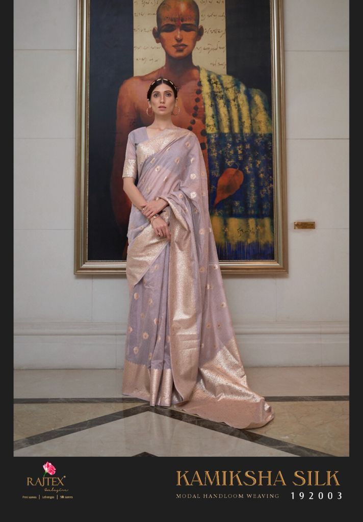 RAJ TEX PRESENTS KAMIKSHA SILK DESIGNER INDIAN WOMEN SAREE COLLECTION