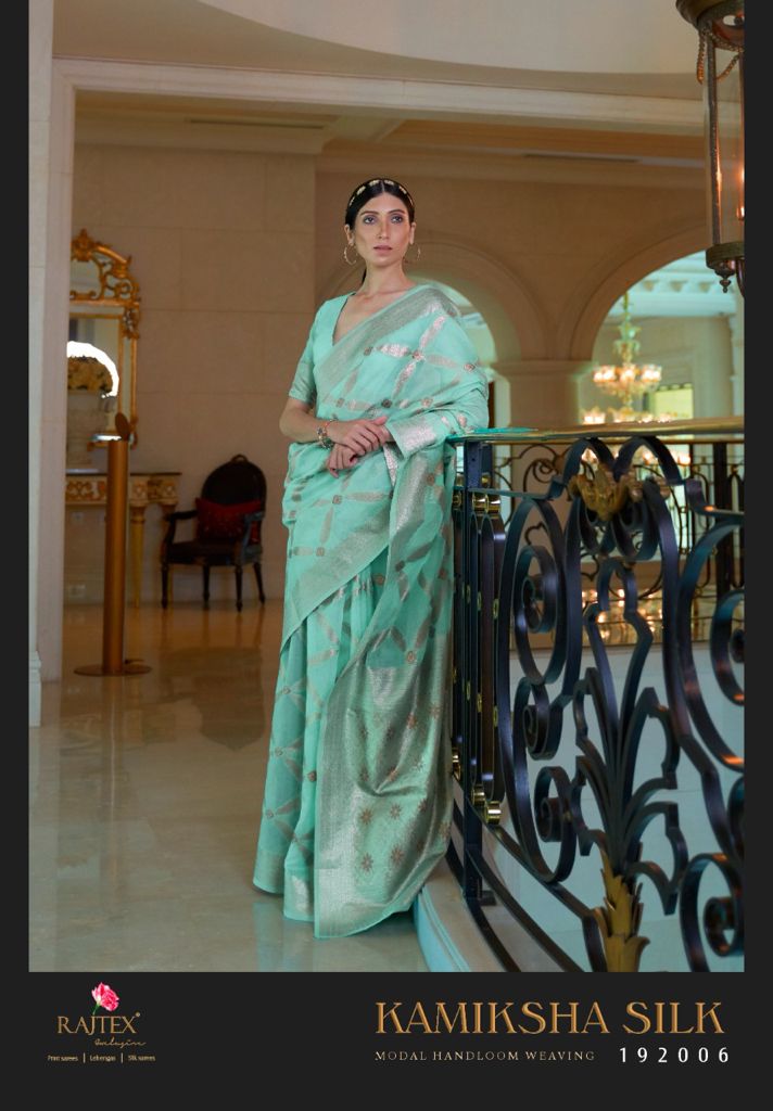 RAJ TEX PRESENTS KAMIKSHA SILK DESIGNER INDIAN WOMEN SAREE COLLECTION