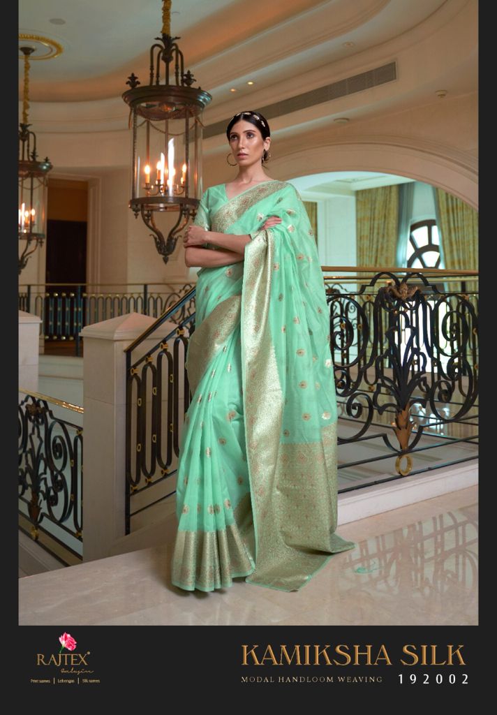 RAJ TEX PRESENTS KAMIKSHA SILK DESIGNER INDIAN WOMEN SAREE COLLECTION