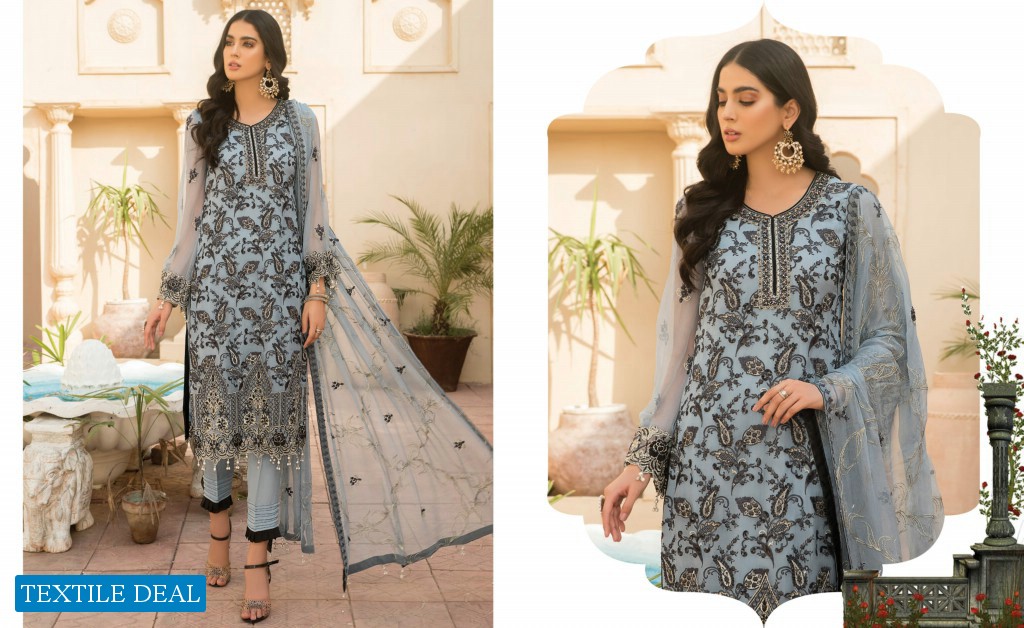 MARYAM’S VOL-21 LUXURY EMBROIDERED CHIFFON COLLECTION (2021)