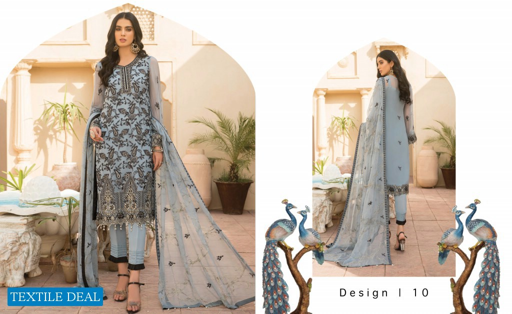 MARYAM’S VOL-21 LUXURY EMBROIDERED CHIFFON COLLECTION (2021)