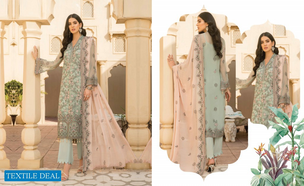 MARYAM’S VOL-21 LUXURY EMBROIDERED CHIFFON COLLECTION (2021)